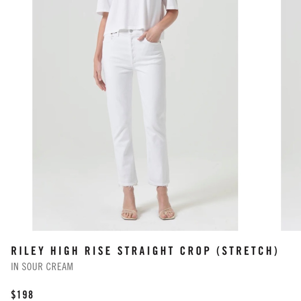 Agolde Riley Cropped Jeans